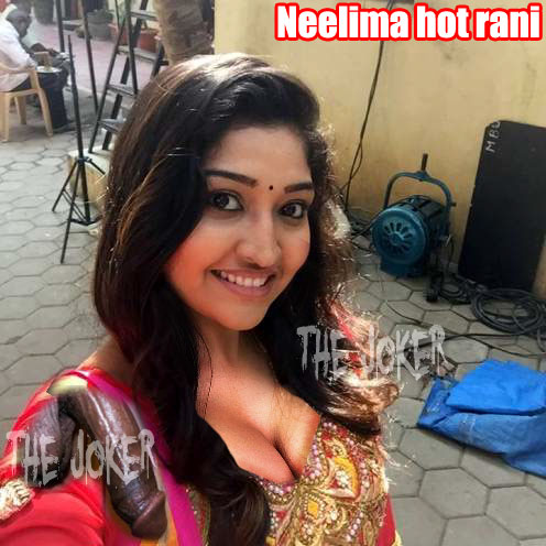 Neelima Rani cleavage nude selfie from sun tv serial