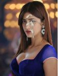 Hot cleavage Shruti Haasan cum facial by her fan HD pic