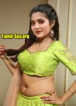 Nandana Varma nude navel hot blouse without half saree