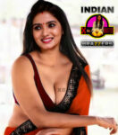 Serial actress Srithika Saneesh sexy low neck blouse nude cleavage DeepFake HD Foto