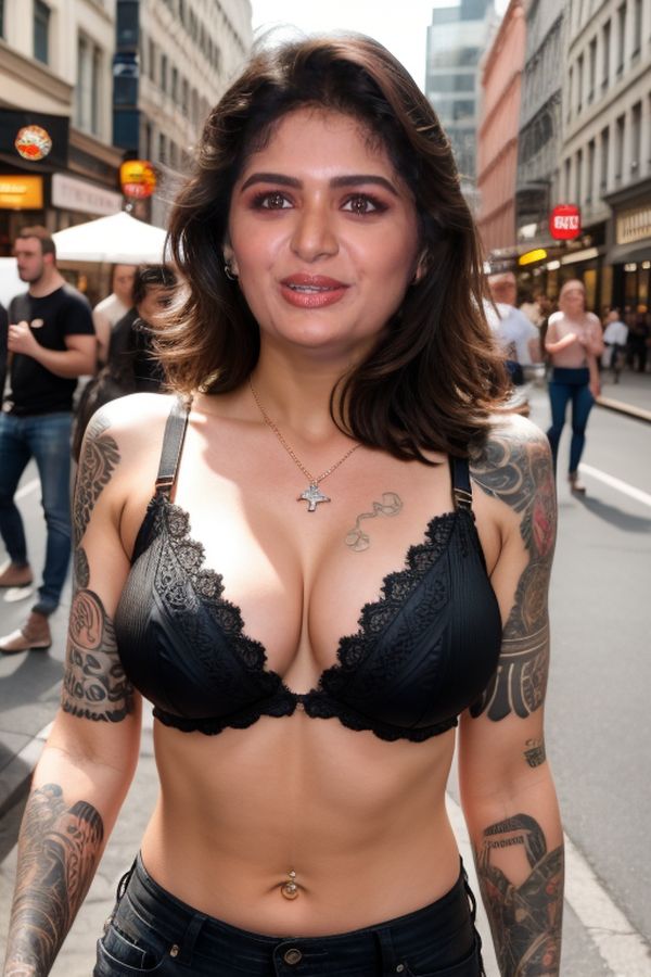 Aditi Shankar low neck dress hot cleavage 12 AI